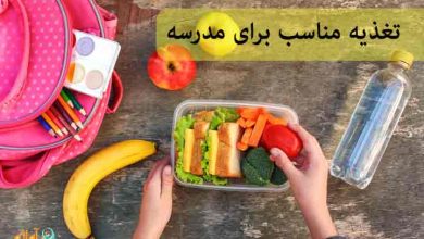 تغذیه مناسب برای مدرسه